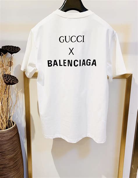 gucci balenciaga t shirt|Balenciaga grey shirt.